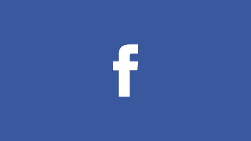 Fondo azul del logo de Facebook