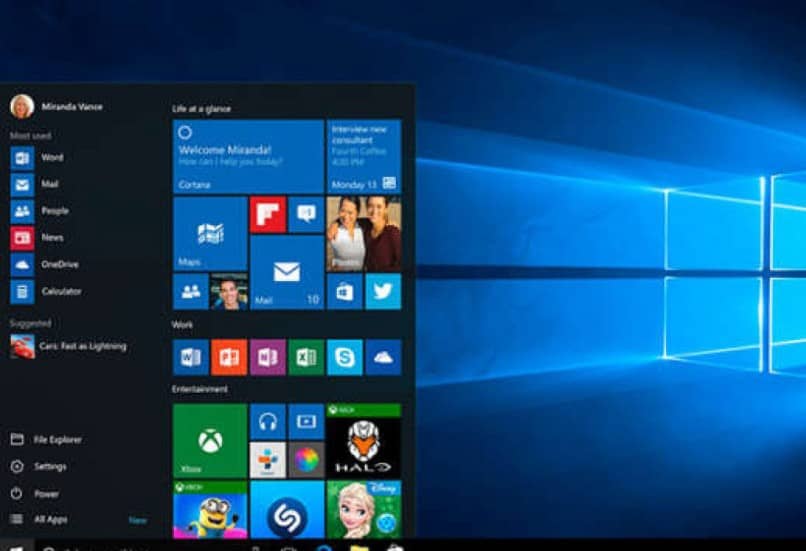 aplicaciones de escritorio en Windows 10
